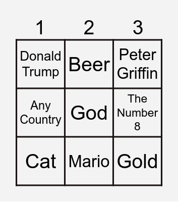 Infinite Craft Bingo Card