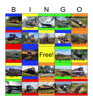 Railway Lines that I would like to work after I'm done with my 3 jobs Bingo Card