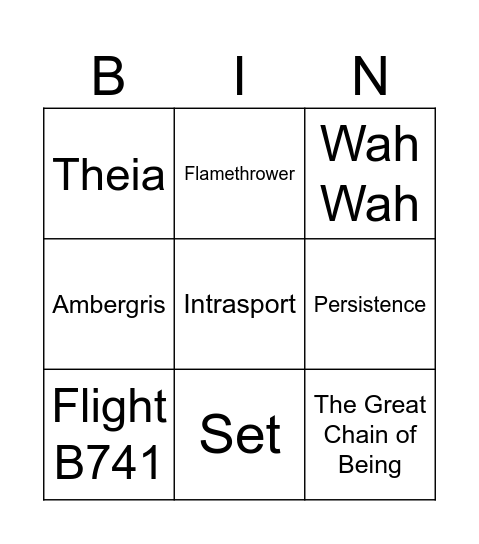 Red rocks night 2 Bingo Card