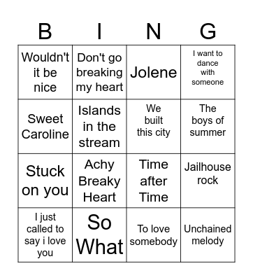 FEELING GOOD Bingo Card