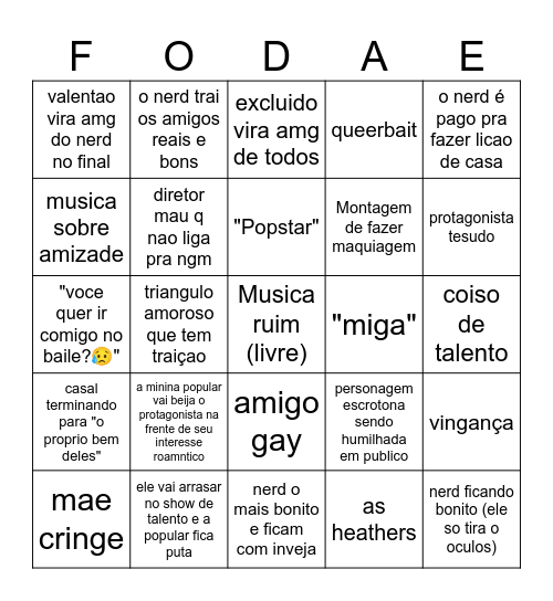 Mosgia perfvmeita Bingo Card