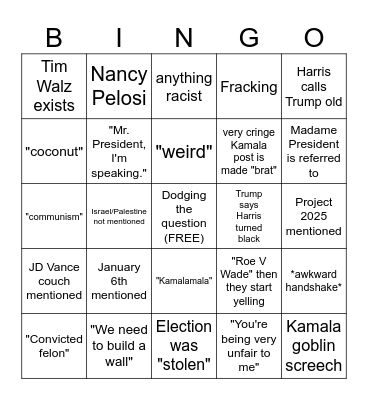 and bingo was his name o Bingo Card