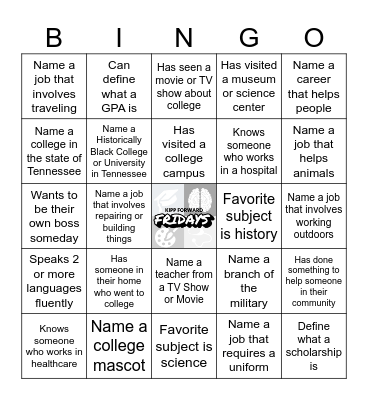 Human Bingo Card
