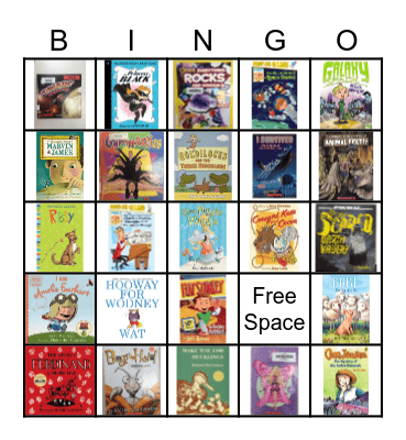 Book Adventure Bingo Card