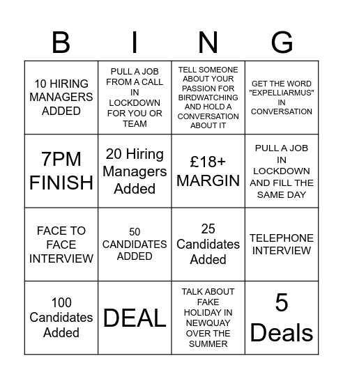 BRIDGE BINGO!!! Bingo Card