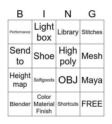 PLG Workshop Bingo Card