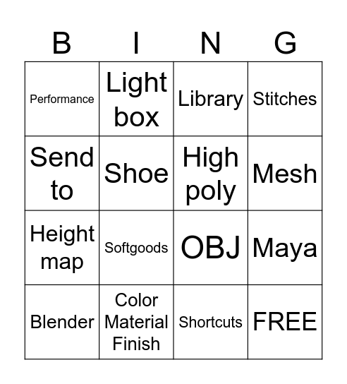 PLG Workshop Bingo Card