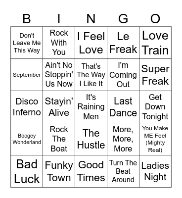Groovy Baby Bingo Card