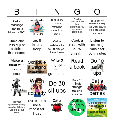 RLG Fall Bingo Card