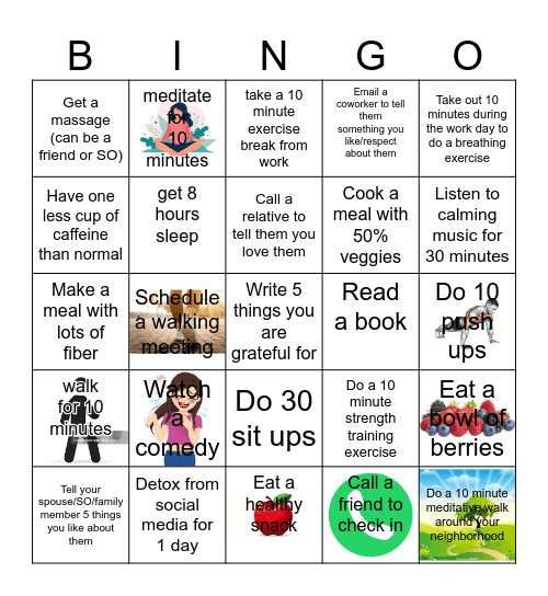 RLG Fall Bingo Card