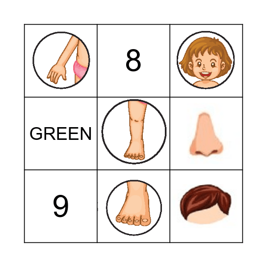 THE BODY! Bingo Card