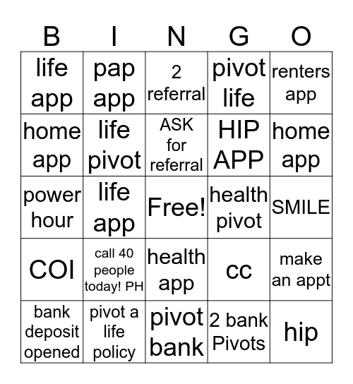 August Bingo time Bingo Card