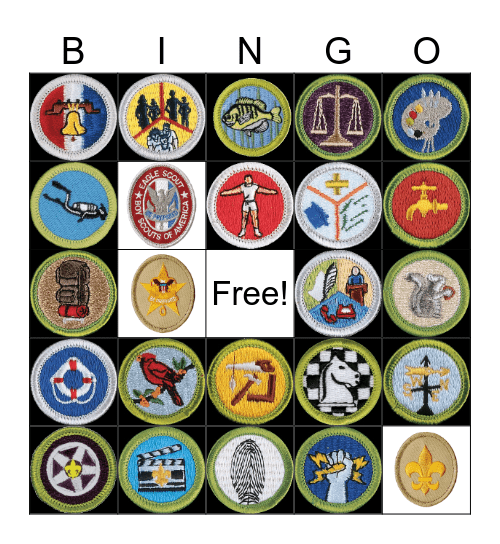 Scout Bingo Card