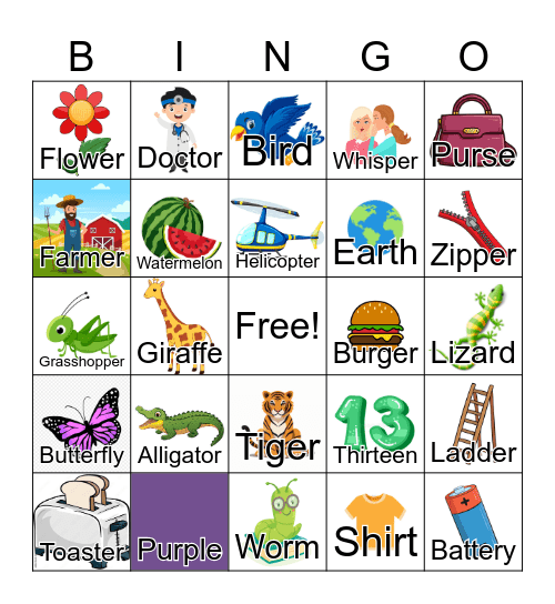 ER BINGO Card