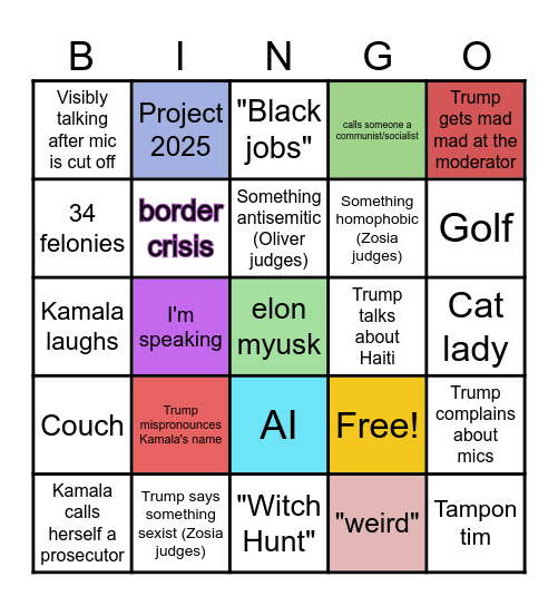 MURICA Bingo Card