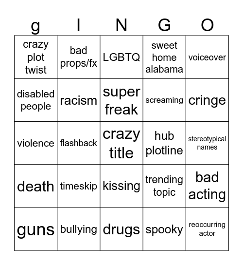 Tomorrow's Teachings Bingo Card