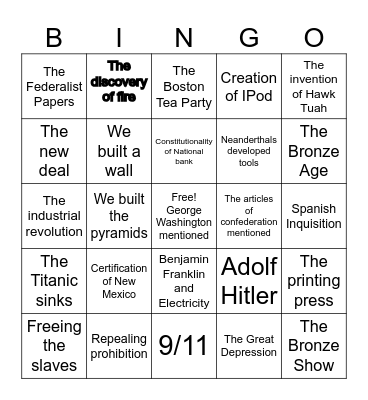 Debate 2024 Bingo Card