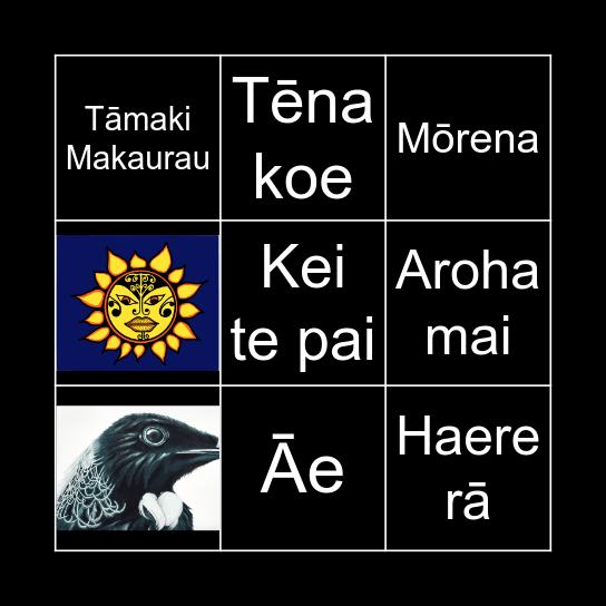 TE WIKI O TE REO MĀORI Bingo Card