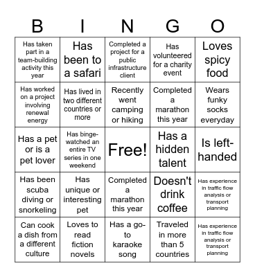 Binnie Bingo Card