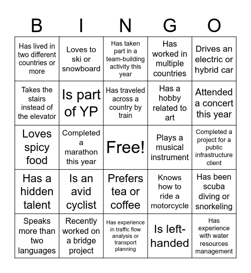 Binnie Bingo Card