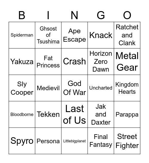 Astro cameos Bingo Card