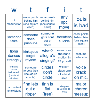 show-me-that-bingo! Bingo Card