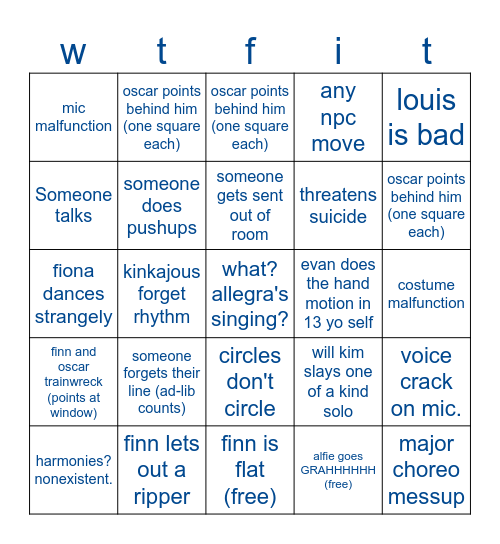 show-me-that-bingo! Bingo Card