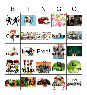 Me gusta Bingo Card