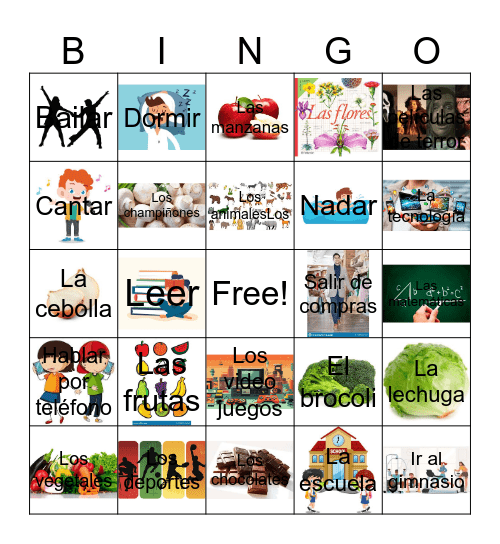 Me gusta Bingo Card