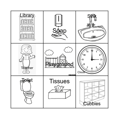 Family Scavenger Hunt Bingo Card