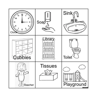 Family Scavenger Hunt Bingo Card