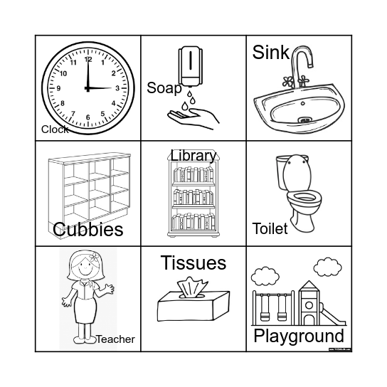 Family Scavenger Hunt Bingo Card