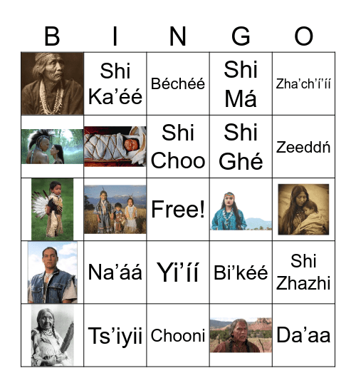 Shi ké Bingo Card