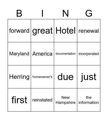 Neelam's Bingo Card