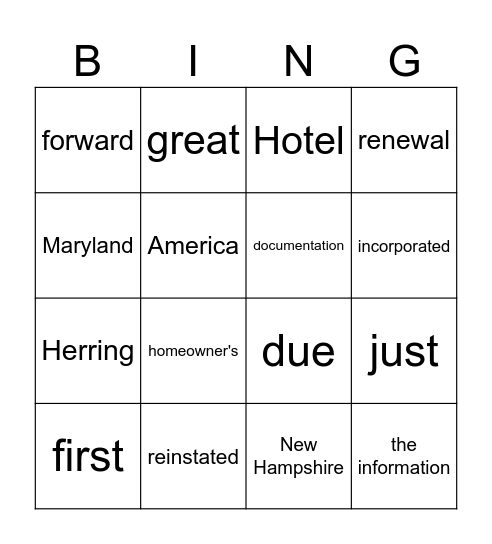Neelam's Bingo Card
