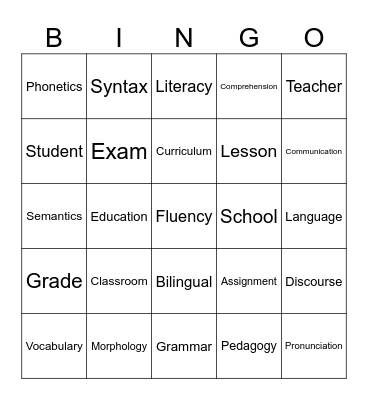 LEE121E Bingo Card