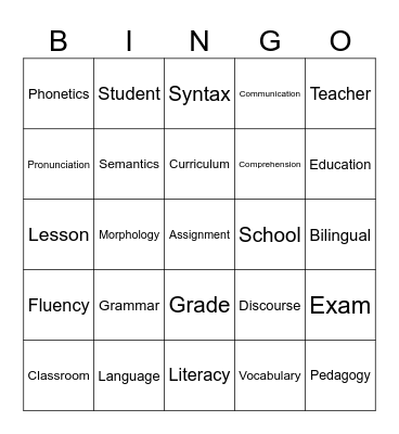 LEE121E Bingo Card