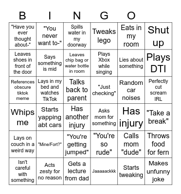 John Bingo Card
