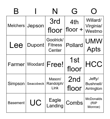 Shingo Bingo Card