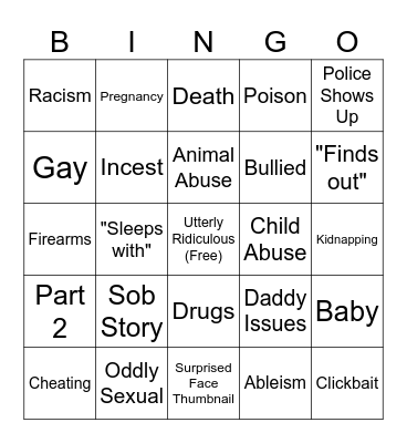 Tomorrow's Teachings Bingo Card