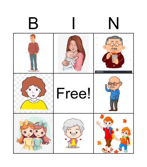 Family Bingo Card