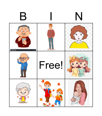 Family Bingo Card