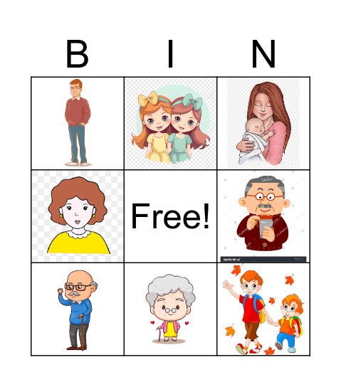 Family Bingo Card