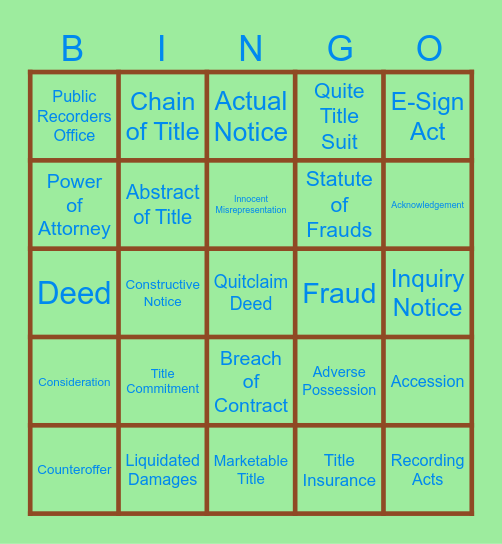 Jeff Evans' Favorite Students (Group 3) Presents: Bingo Card