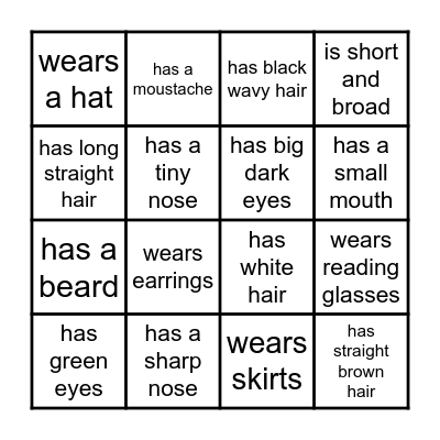 Find someone who Bingo Card