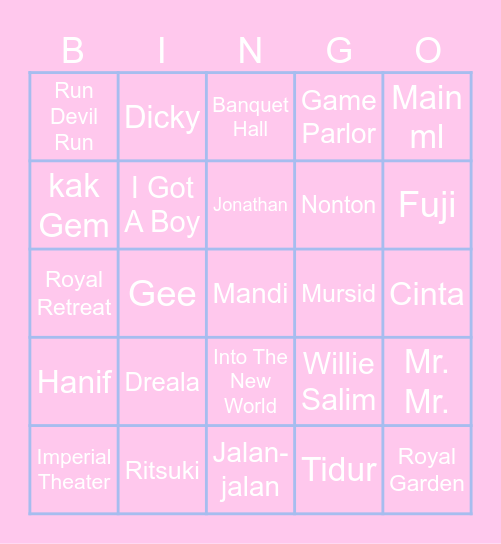 12-09-24 Bingo Card