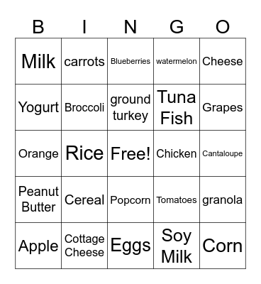 Balanced Bingo Card