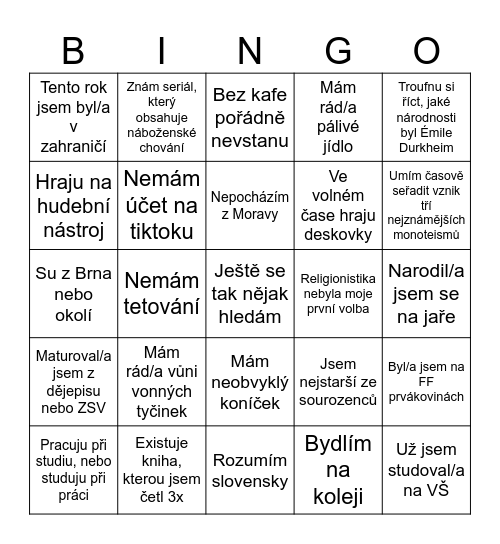 RELIBINGO Card