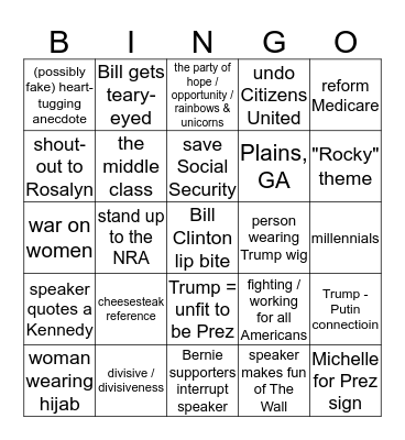 The Good Guys - Night 2 Bingo Card