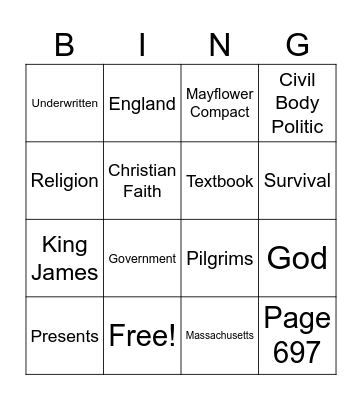 Are You Listening? Bingo Card